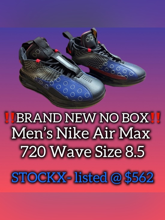 Nike Other - 🔥Men’s Nike Air Max 720 Waves size 8.5- BRAND NEW NO BOX/(STOCKX is $562)